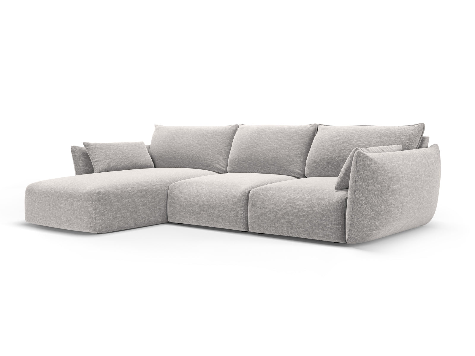 5-Sitzer Ecksofa links Matera in Light Grey-Haga präsentiert im Onlineshop von KAQTU Design AG. Ecksofa links ist von Cosmopolitan Design