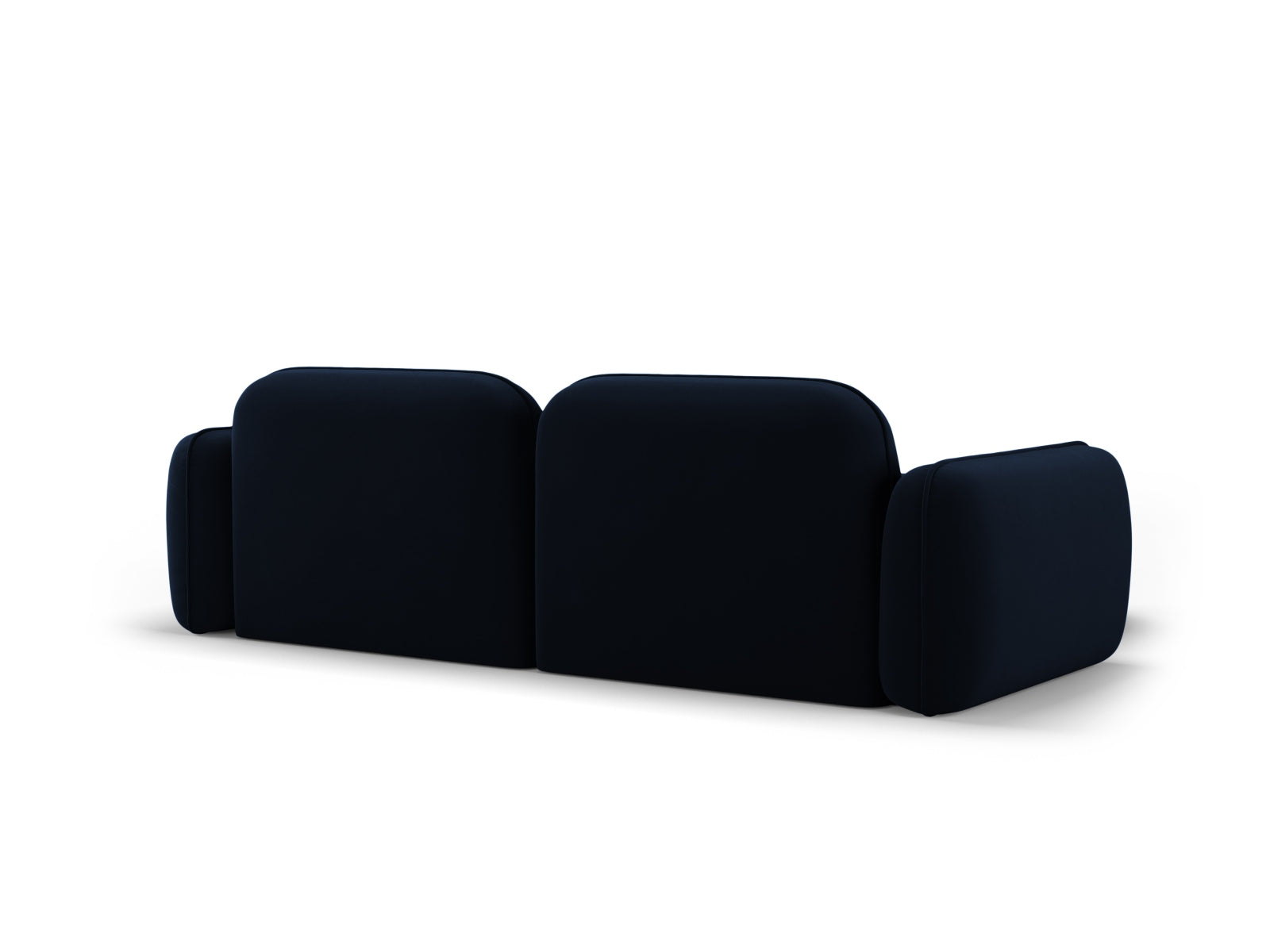 Sydney Velour Modular Ecksofa links 3 Sitzer in Royal Blue präsentiert im Onlineshop von KAQTU Design AG. Ecksofa links ist von Cosmopolitan Design