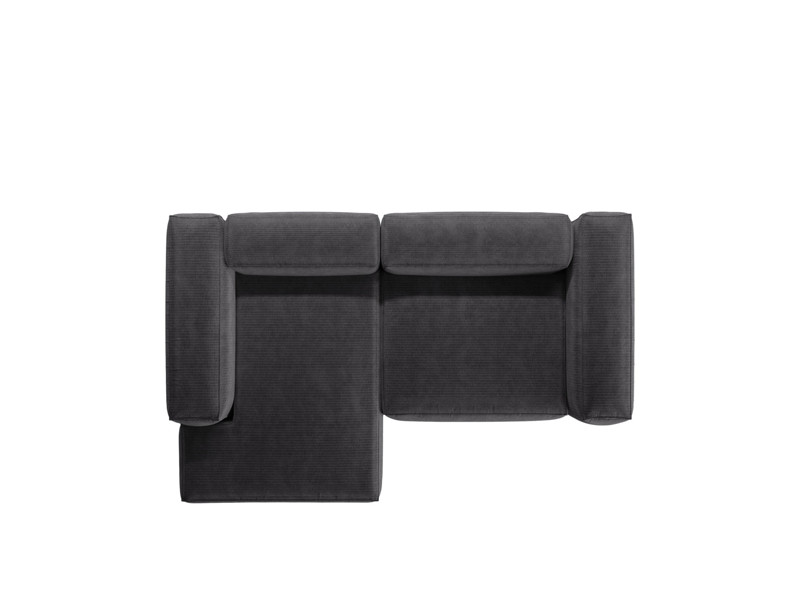 Erleben Sie das stilvolle Bergamo Modulare Ecksofa links 2 Sitzer von Cosmopolitan Design – ideal für Ihr modernes Wohnzimmer und entspannte Abende!