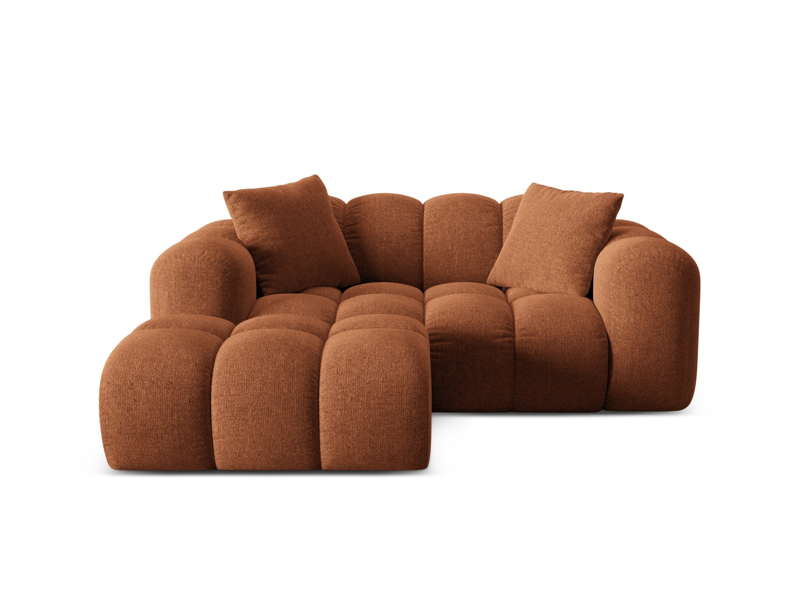 2-Sitzer Ecksofa links Treno in Brick-Eden präsentiert im Onlineshop von KAQTU Design AG. Ecksofa links ist von Cosmopolitan Design