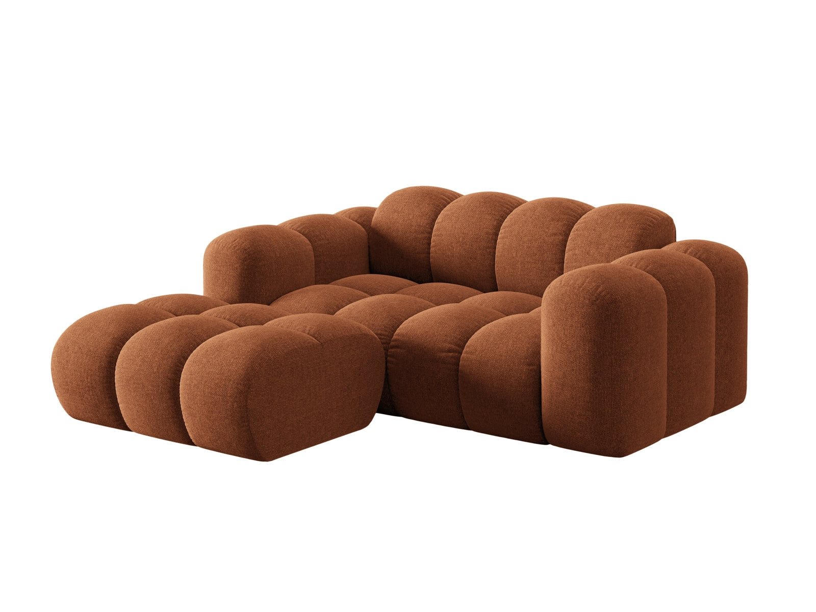 2-Sitzer Ecksofa links Treno in Brick-Eden präsentiert im Onlineshop von KAQTU Design AG. Ecksofa links ist von Cosmopolitan Design