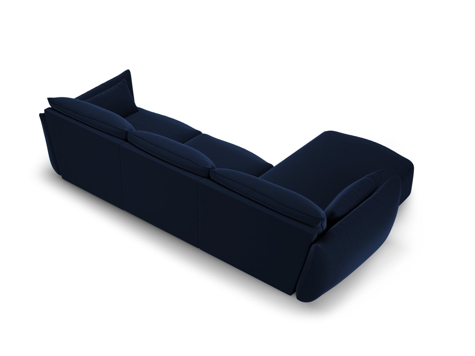 5-Sitzer Ecksofa links Matera in Royal Blue-Salvador präsentiert im Onlineshop von KAQTU Design AG. Ecksofa links ist von Cosmopolitan Design