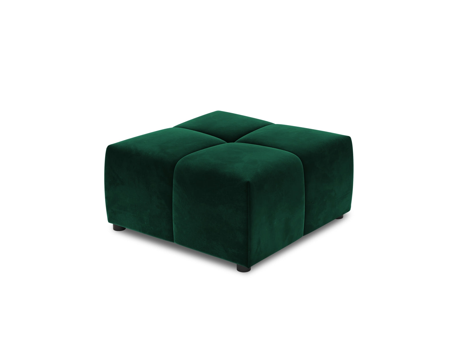 Rome Sitting Module 2x2 1 Sitzer in Bottle Green präsentiert im Onlineshop von KAQTU Design AG. Modulares Sofa ist von Cosmopolitan Design