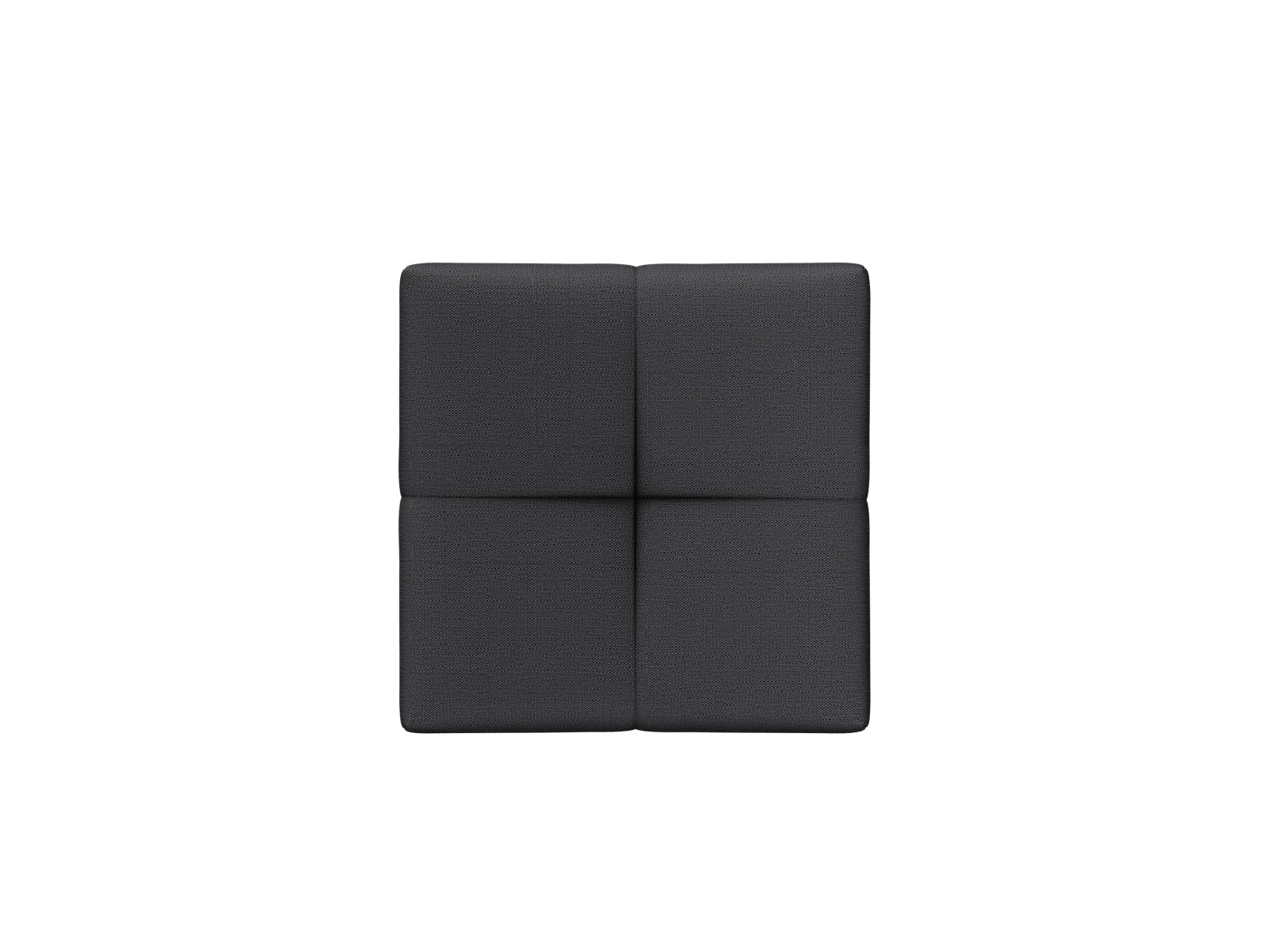 Rome Sitting Module 2x2 1 Sitzer in Black präsentiert im Onlineshop von KAQTU Design AG. Modulares Sofa ist von Cosmopolitan Design