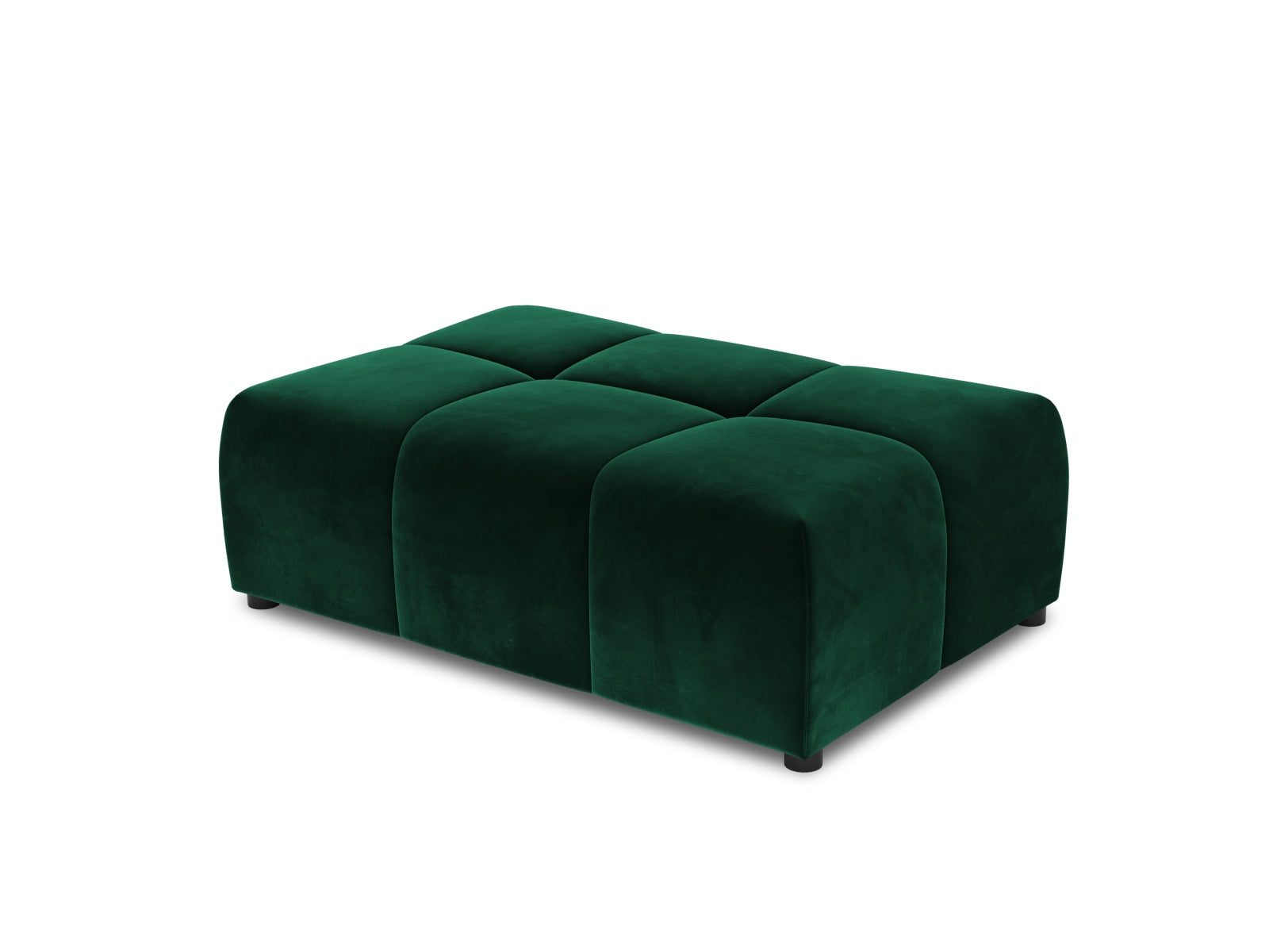 Rome Sitting Module 3x2 1 Sitzer in Bottle Green präsentiert im Onlineshop von KAQTU Design AG. Modulares Sofa ist von Cosmopolitan Design