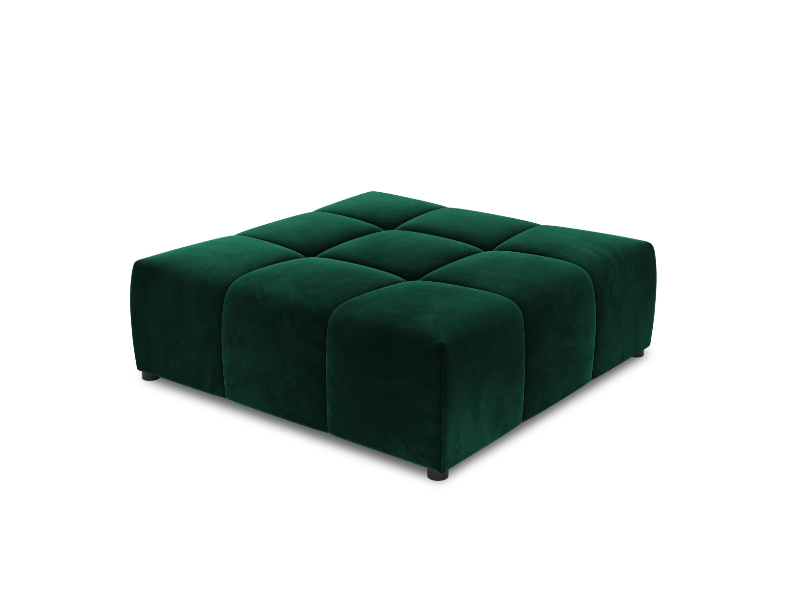Rome Sitting Module 3x3 1 Sitzer in Bottle Green präsentiert im Onlineshop von KAQTU Design AG. Modulares Sofa ist von Cosmopolitan Design