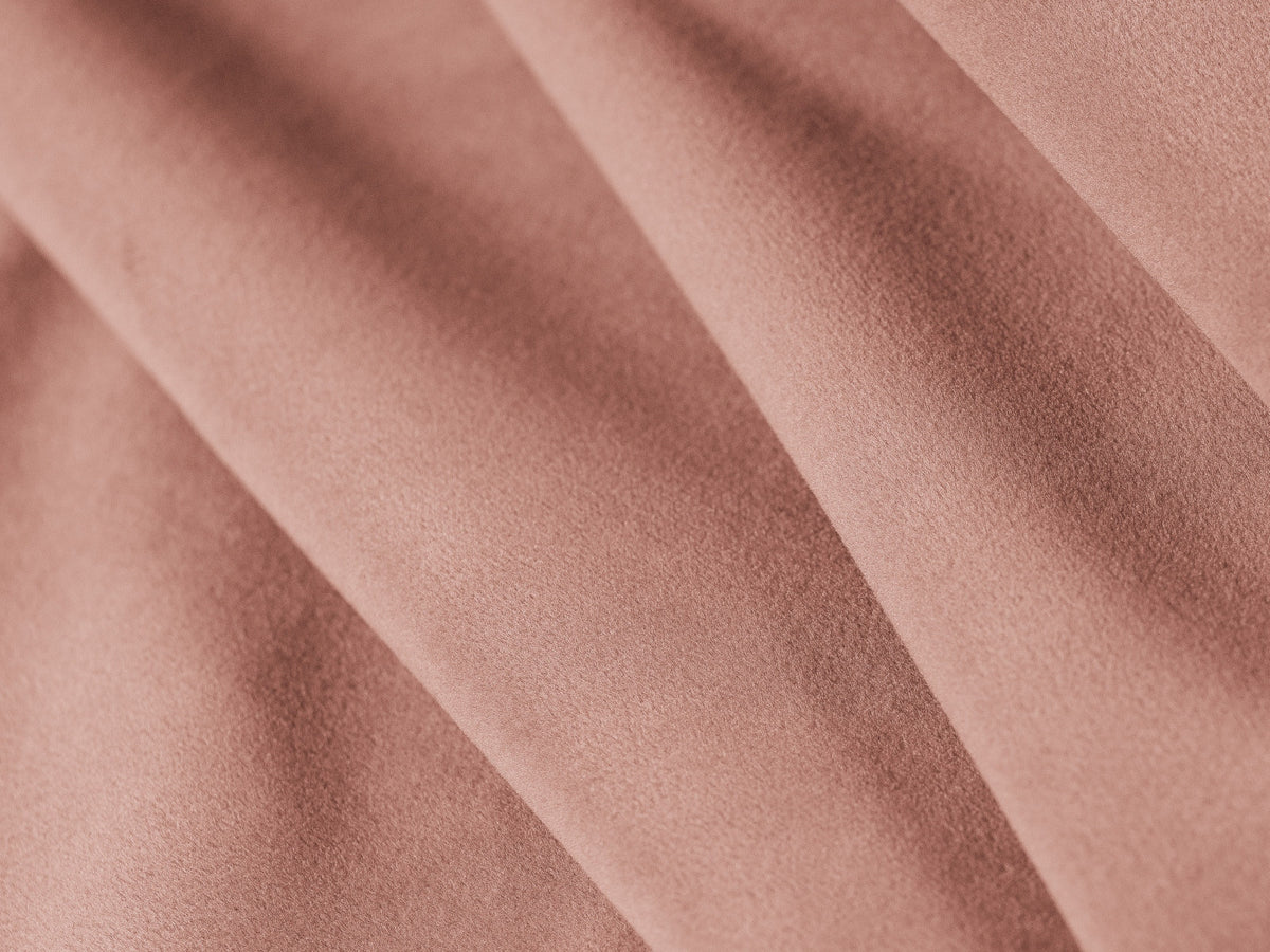 Beige-Salvador Samtkissen Kemi von Cosmopolitan Design, rechteckige Form mit weichem Velours-Bezug und Holzgestell, Grösse 55x10x40 cm.