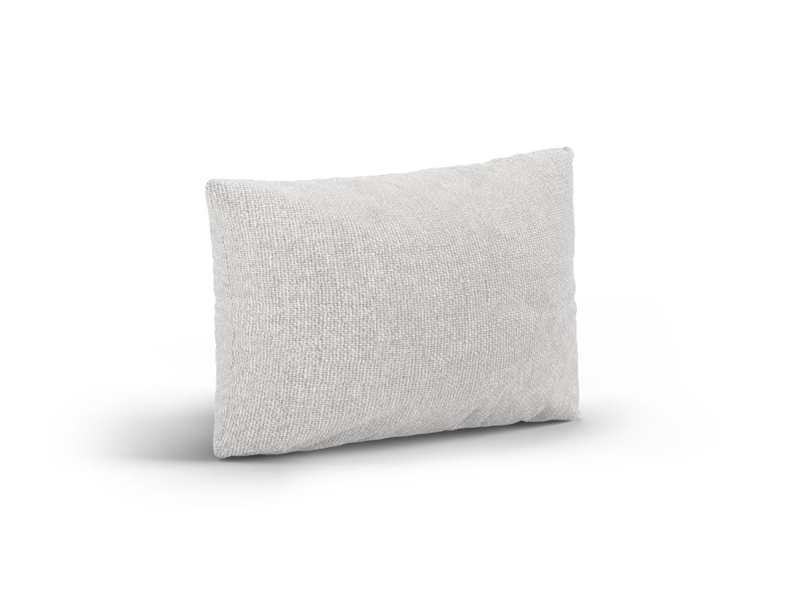 Elegantes Kissen Aveiro in edlem Silber, ideal für eine stilvolle Wohnatmosphäre und als dekoratives Highlight in jedem Raum.