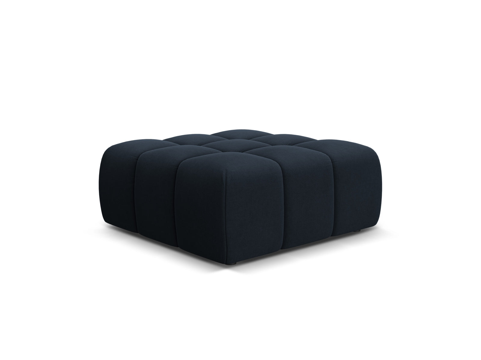 Stylischer 1-Sitzer Pouf Hawaii in Royalblau, ideal für moderne Wohnräume. Hochwertiges Design von Cosmopolitan Design.