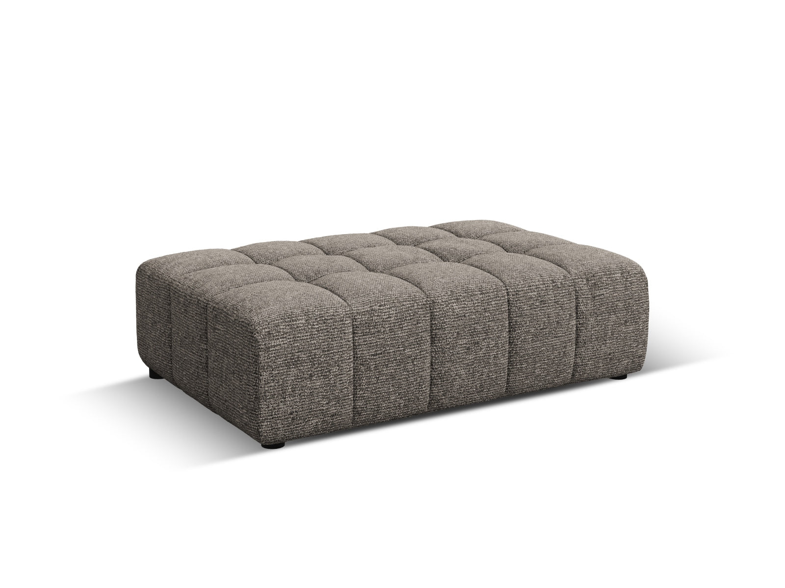 Eleganter Chicago Pouf mit 80 cm Durchmesser in stilvollem Grau, perfekt für zeitgemäße Interiors und entspannte Sitzmöglichkeiten.