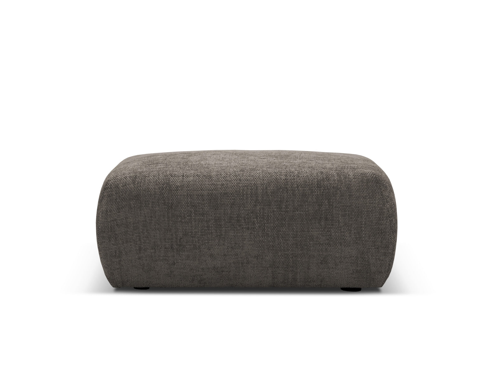 Stylischer 1-Sitzer Pouf Matera in elegantem Grau, ideal für moderne Wohnräume. Hochwertiges Design von Cosmopolitan Design.