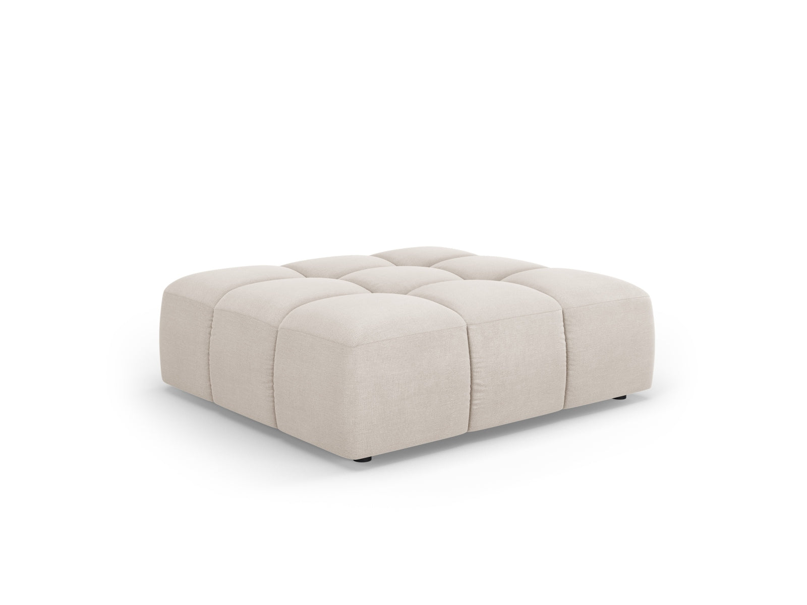 1-Sitzer Pouf Moritz in Beige-Rebel präsentiert im Onlineshop von KAQTU Design AG. Pouf ist von Cosmopolitan Design