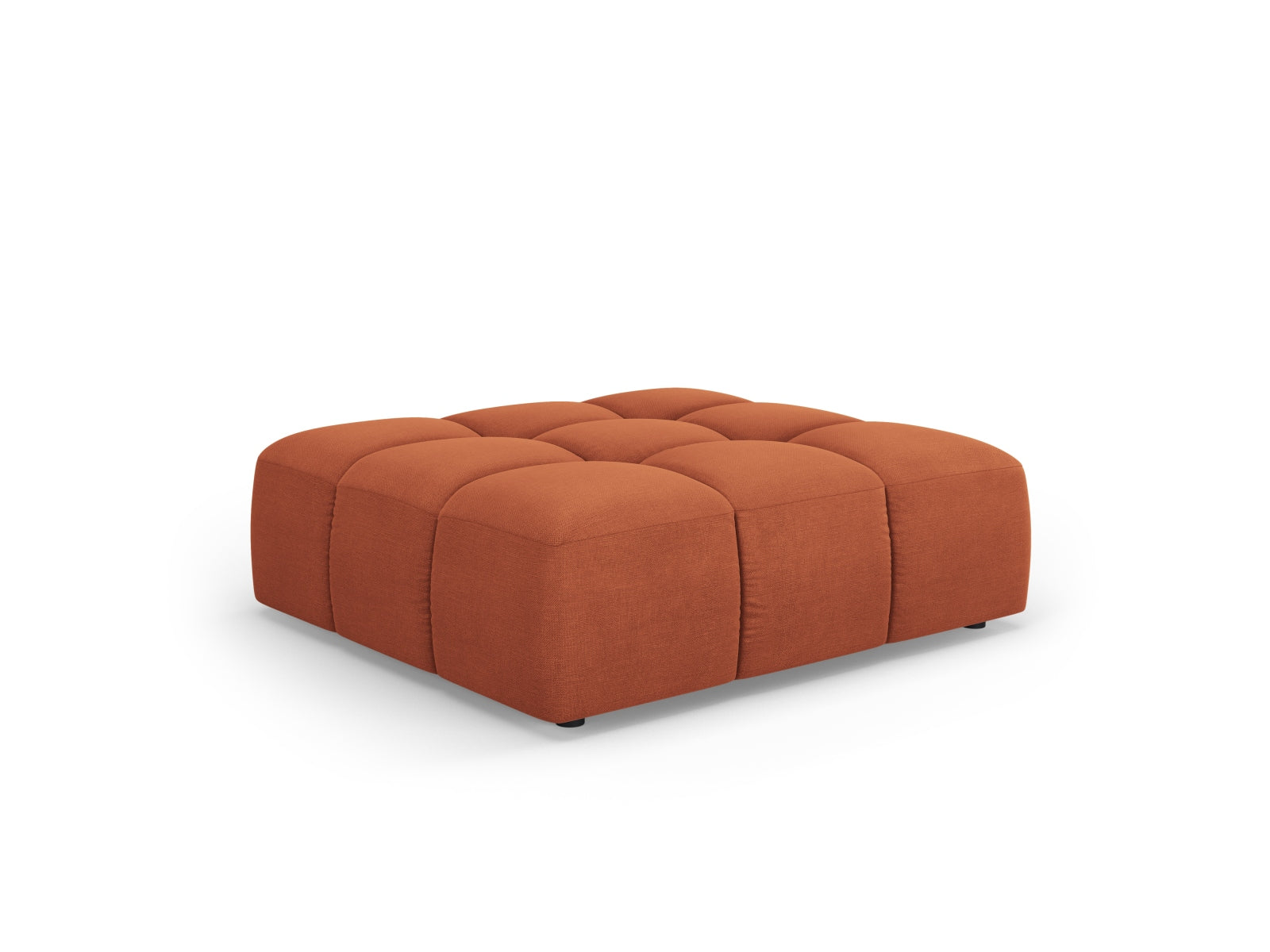 1-Sitzer Pouf Moritz in Orange-Rebel präsentiert im Onlineshop von KAQTU Design AG. Pouf ist von Cosmopolitan Design