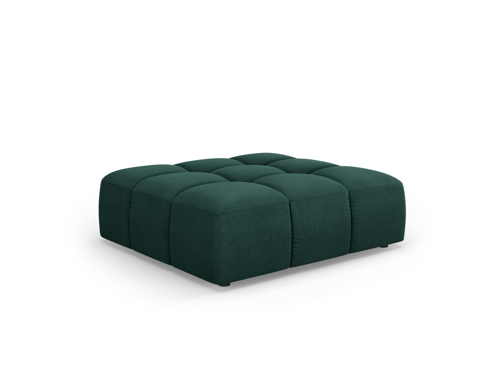 1-Sitzer Pouf Moritz in Bottle Green-Rebel präsentiert im Onlineshop von KAQTU Design AG. Pouf ist von Cosmopolitan Design
