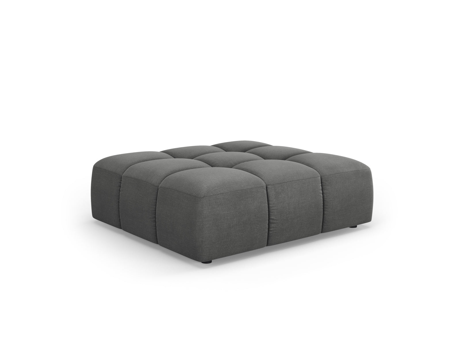 1-Sitzer Pouf Moritz in Dark Grey-Rebel präsentiert im Onlineshop von KAQTU Design AG. Pouf ist von Cosmopolitan Design