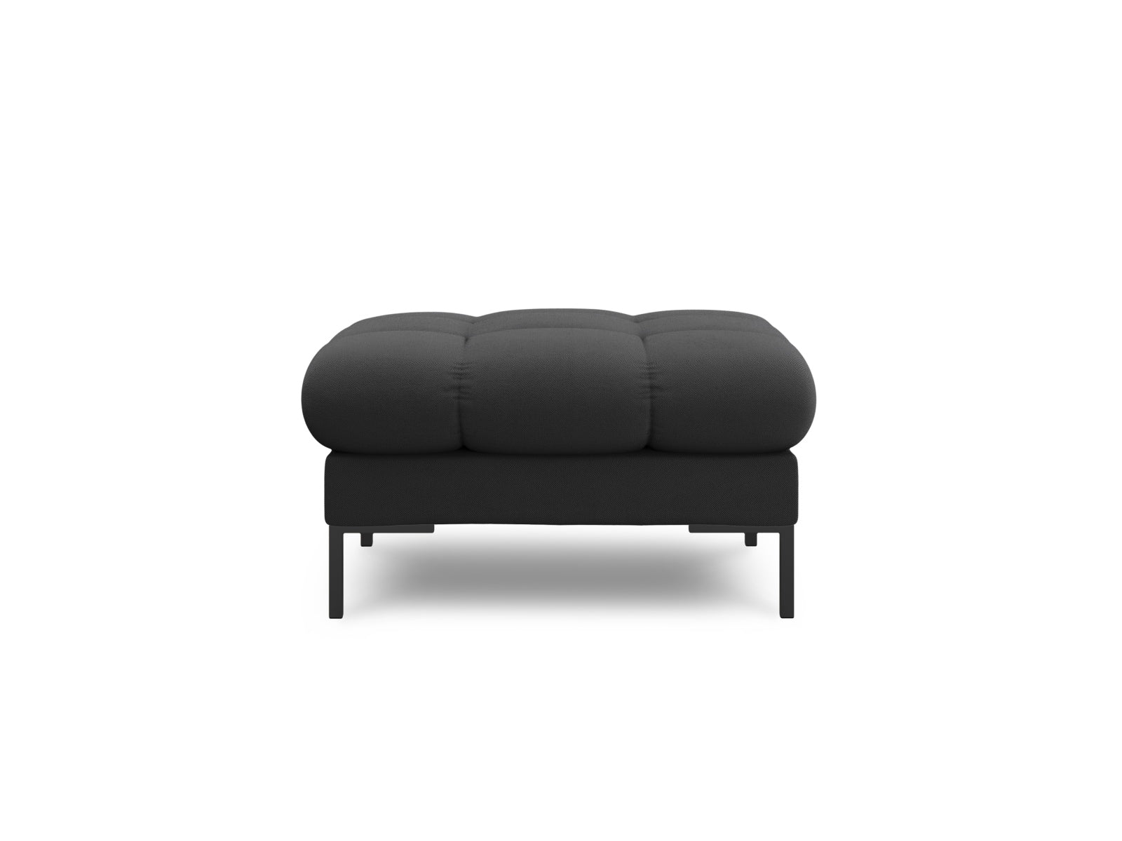 Stylischer 1-Sitzer Pouf Bali in elegantem Grau, ideal für entspannte Wohnräume. Hochwertige Materialien und modernes Design von Cosmopolitan Design.