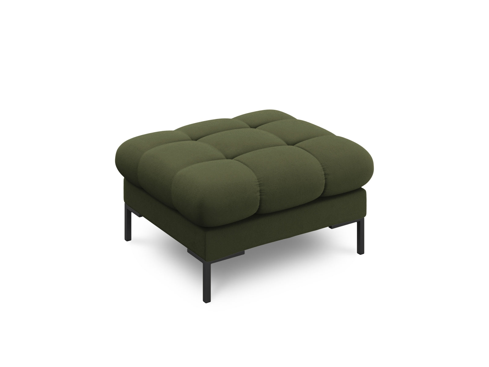 Stylischer 1-Sitzer Pouf Bali in zartem Grün, perfekt für gemütliche Ecken und modernes Wohndesign. Hochwertige Verarbeitung von Cosmopolitan Design.