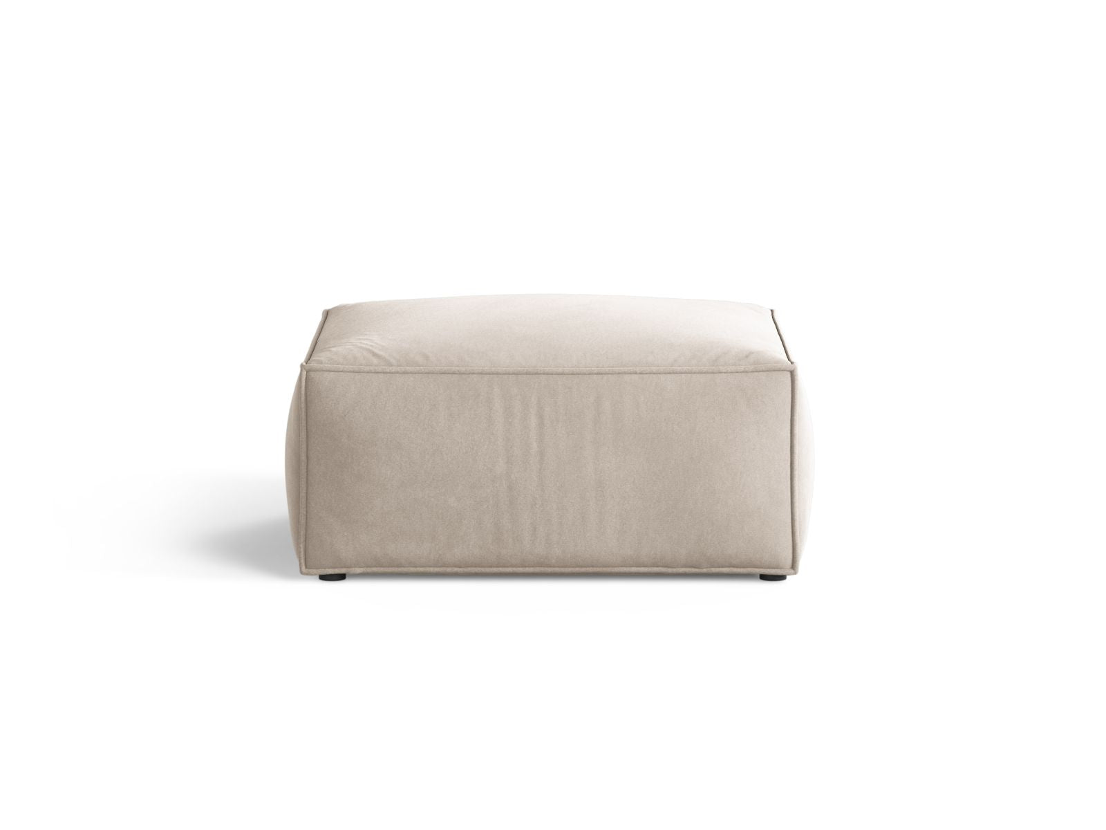 1-Sitzer Pouf Aveiro in Light Beige-Casino präsentiert im Onlineshop von KAQTU Design AG. Pouf ist von Cosmopolitan Design