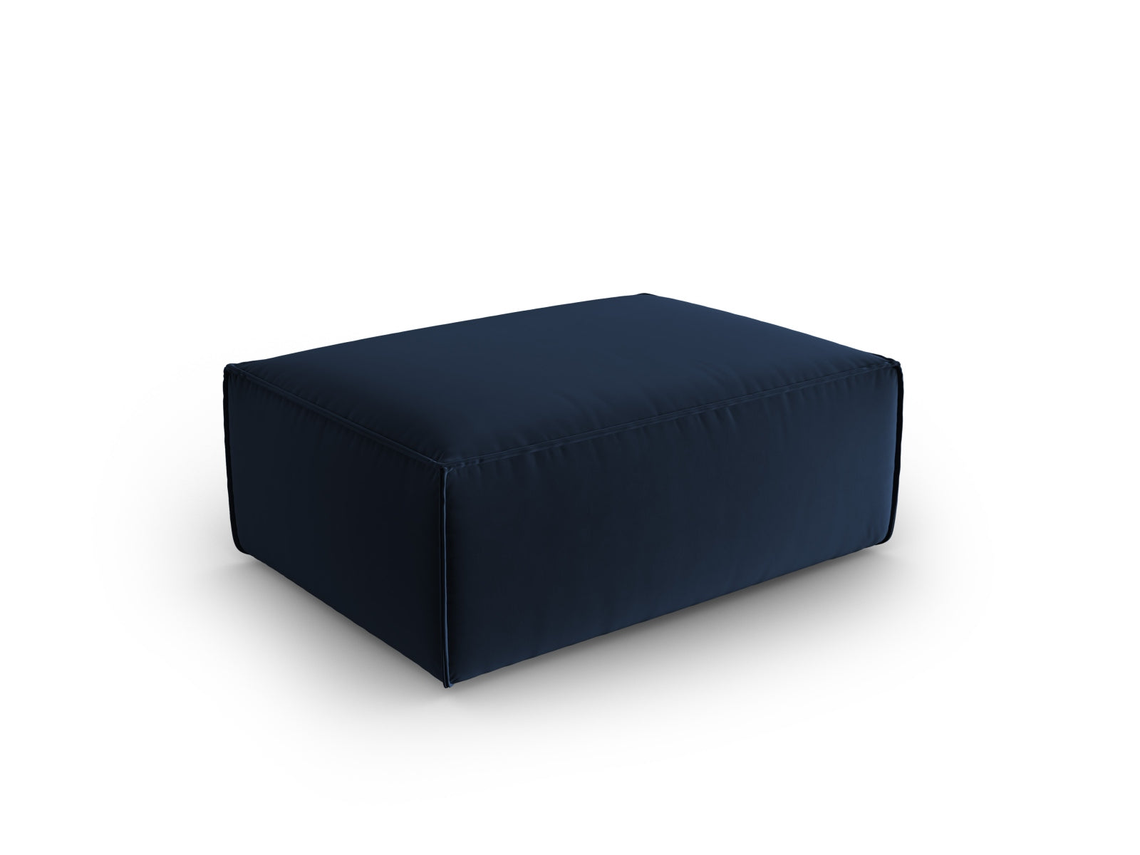Mackay Velour Pouf 1 Sitzer in Royal Blue präsentiert im Onlineshop von KAQTU Design AG. Modulares Sofa ist von Cosmopolitan Design