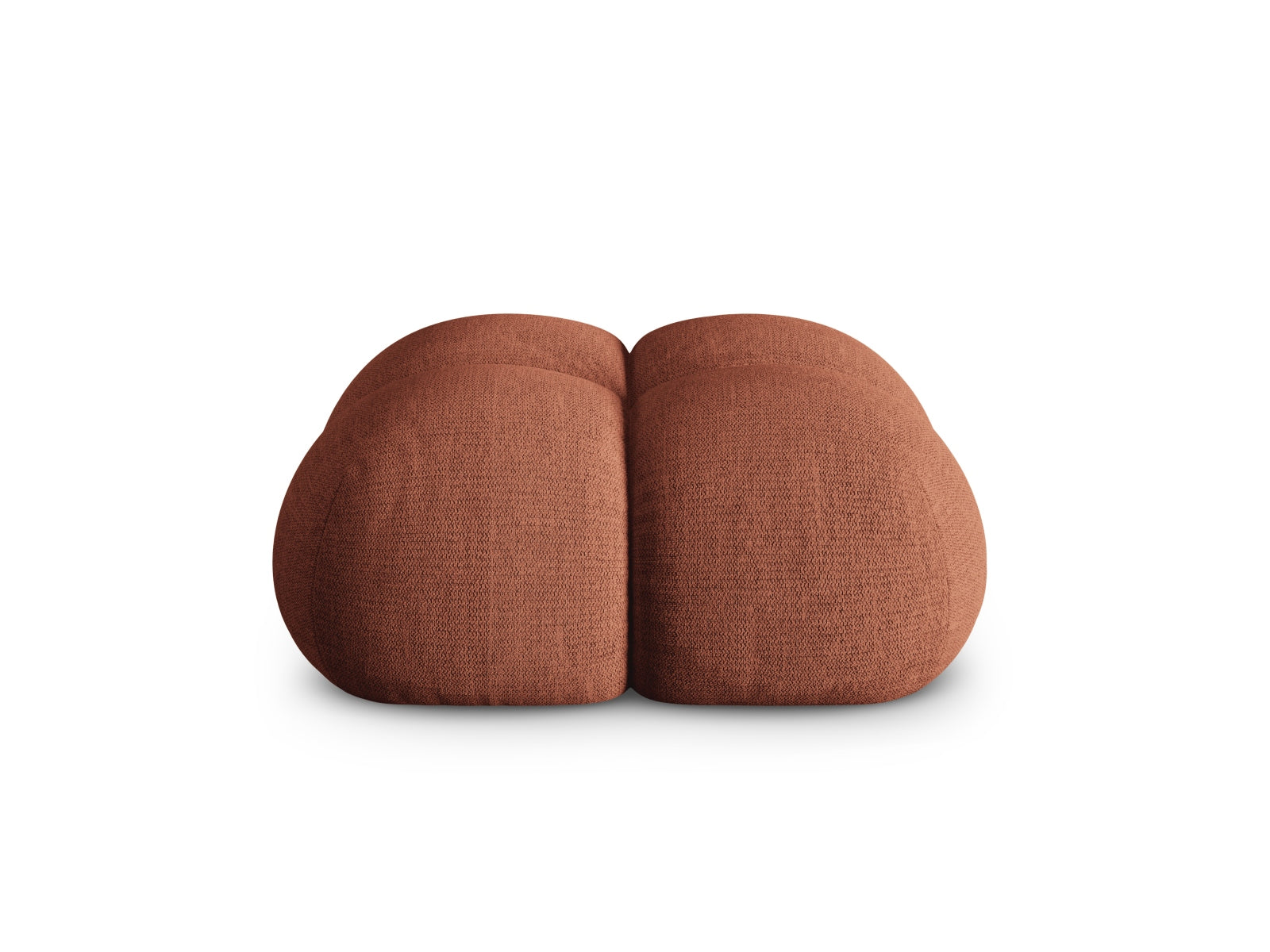 Loretto Pouf 1 Sitz 90cm in Coral-Sorella präsentiert im Onlineshop von KAQTU Design AG. Pouf ist von Cosmopolitan Design