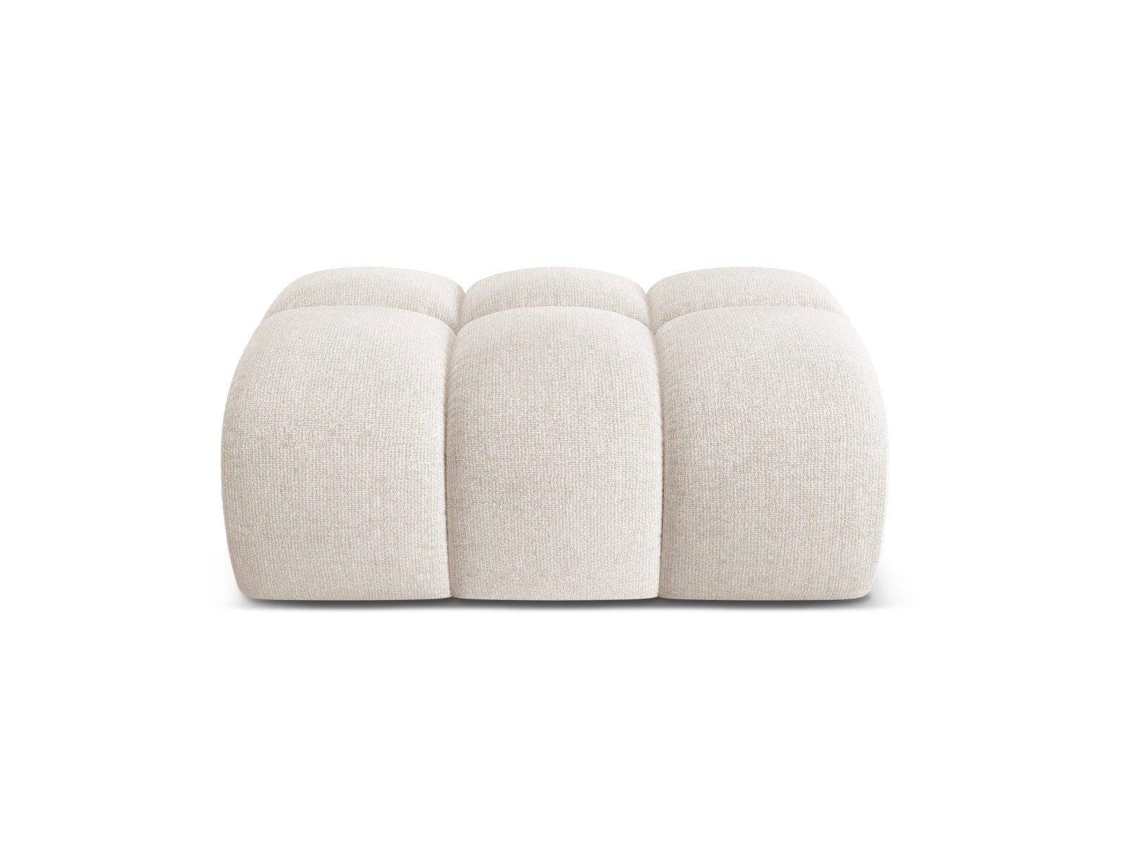 1-Sitzer Pouf Treno in Light Beige-Eden präsentiert im Onlineshop von KAQTU Design AG. Pouf ist von Cosmopolitan Design