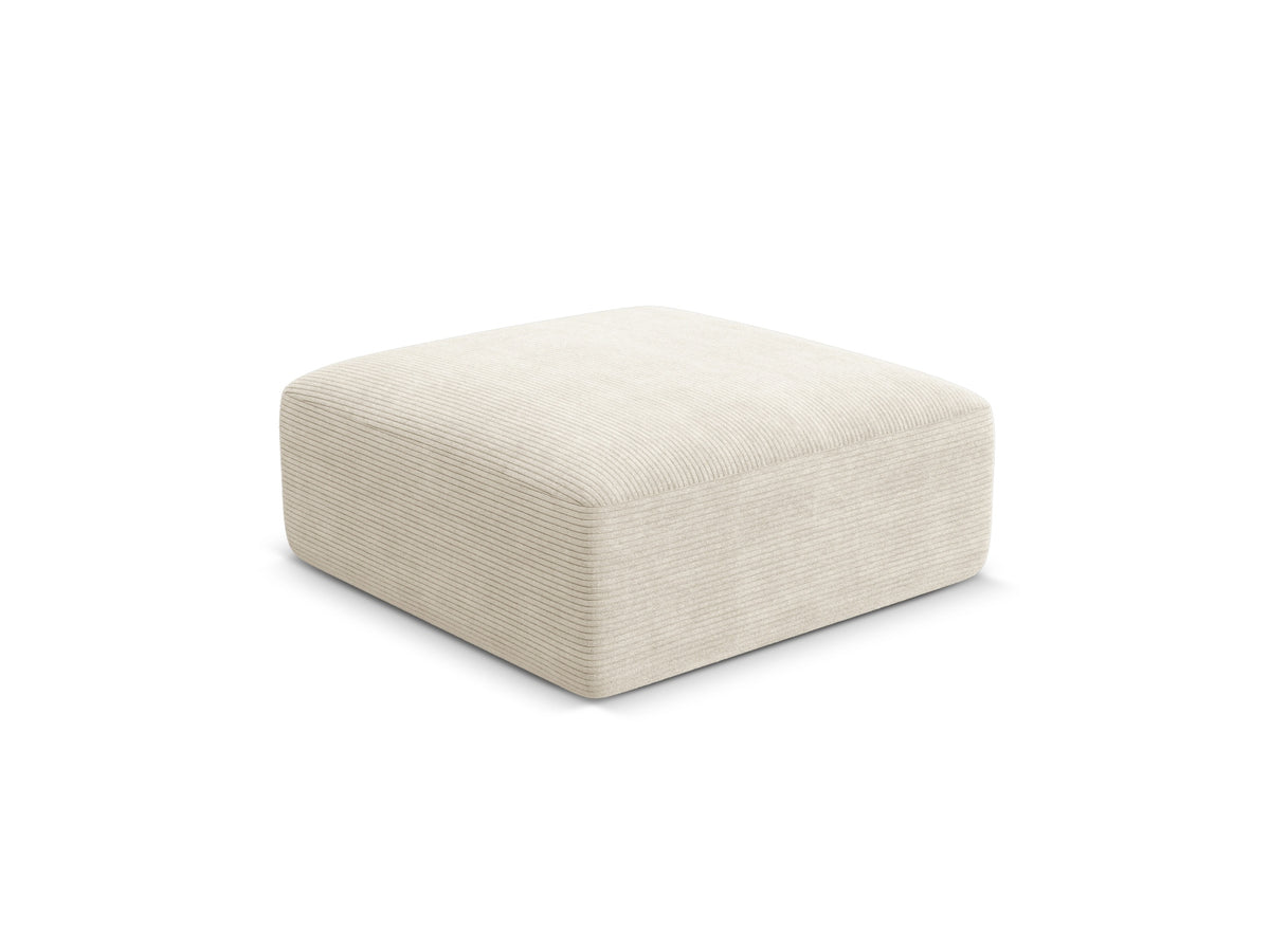 1-Sitzer Pouf Campi in Ivory-Lincoln D präsentiert im Onlineshop von KAQTU Design AG. Pouf ist von Cosmopolitan Design