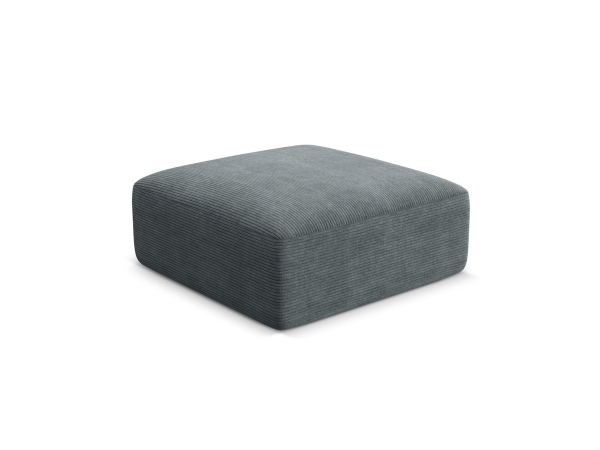 1-Sitzer Pouf Campi in Dark Grey-Lincoln D präsentiert im Onlineshop von KAQTU Design AG. Pouf ist von Cosmopolitan Design