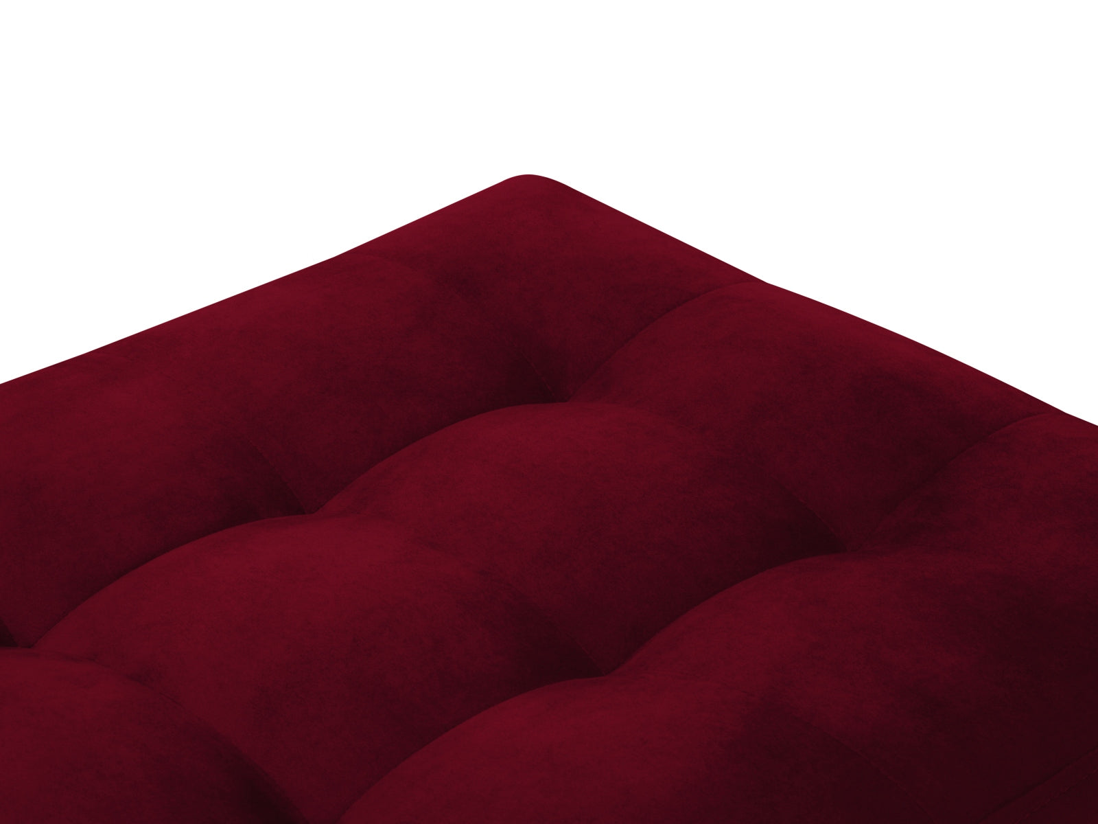 Moderner 1-Sitzer Pouf Aspen von Cosmopolitan Design, perfekt für stilvolle Akzente in jedem Raum und vielseitig einsetzbar.