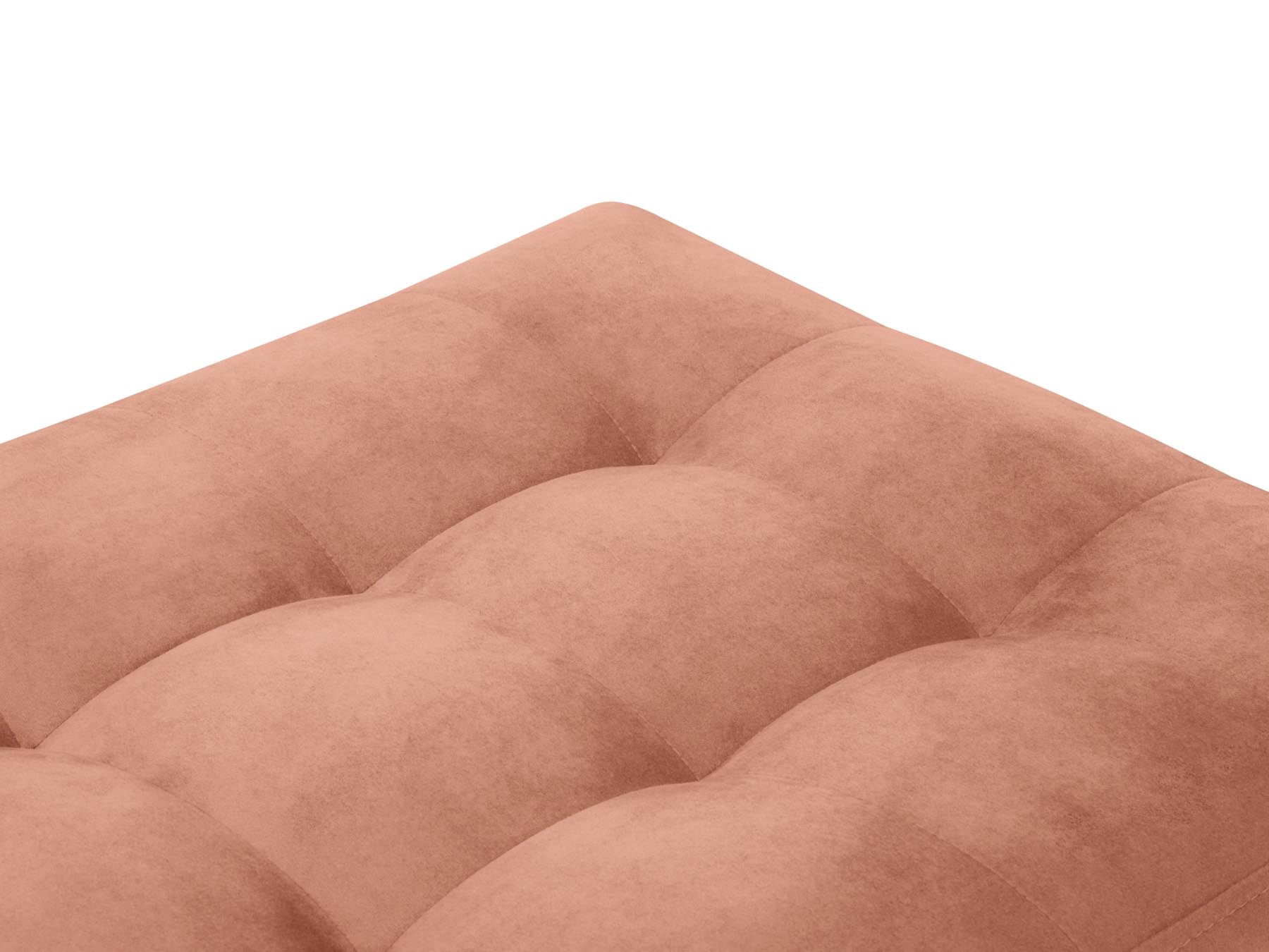 Eleganter 1-Sitzer Pouf Aspen in strahlendem Pink, perfekt für trendbewusste Interiors. Hochwertige Verarbeitung von Cosmopolitan Design.