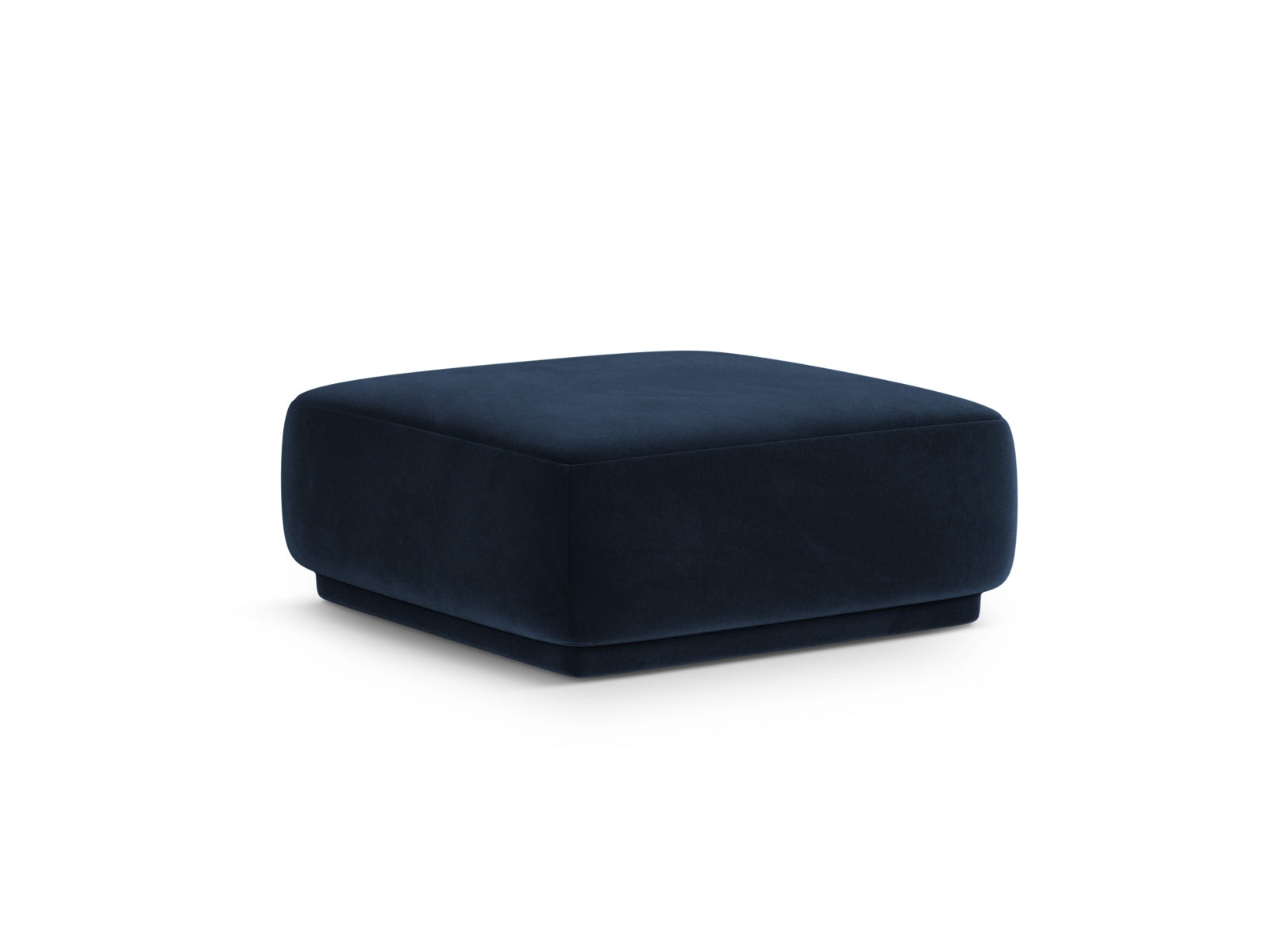 Eleganter 1-Sitzer Pouf Gomera in Royal Blue, ideal für stilvolle Akzente in jedem Raum, präsentiert von Cosmopolitan Design.