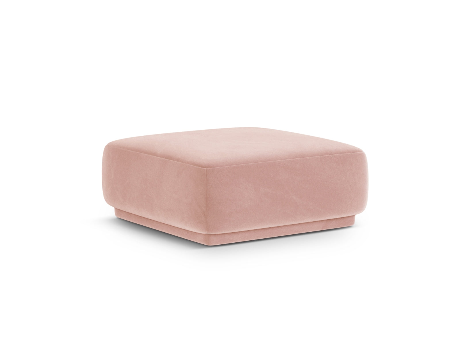 Stylischer 1-Sitzer Pouf Gomera in lebhaftem Pink, ideal für moderne Wohnräume, präsentiert von Cosmopolitan Design.