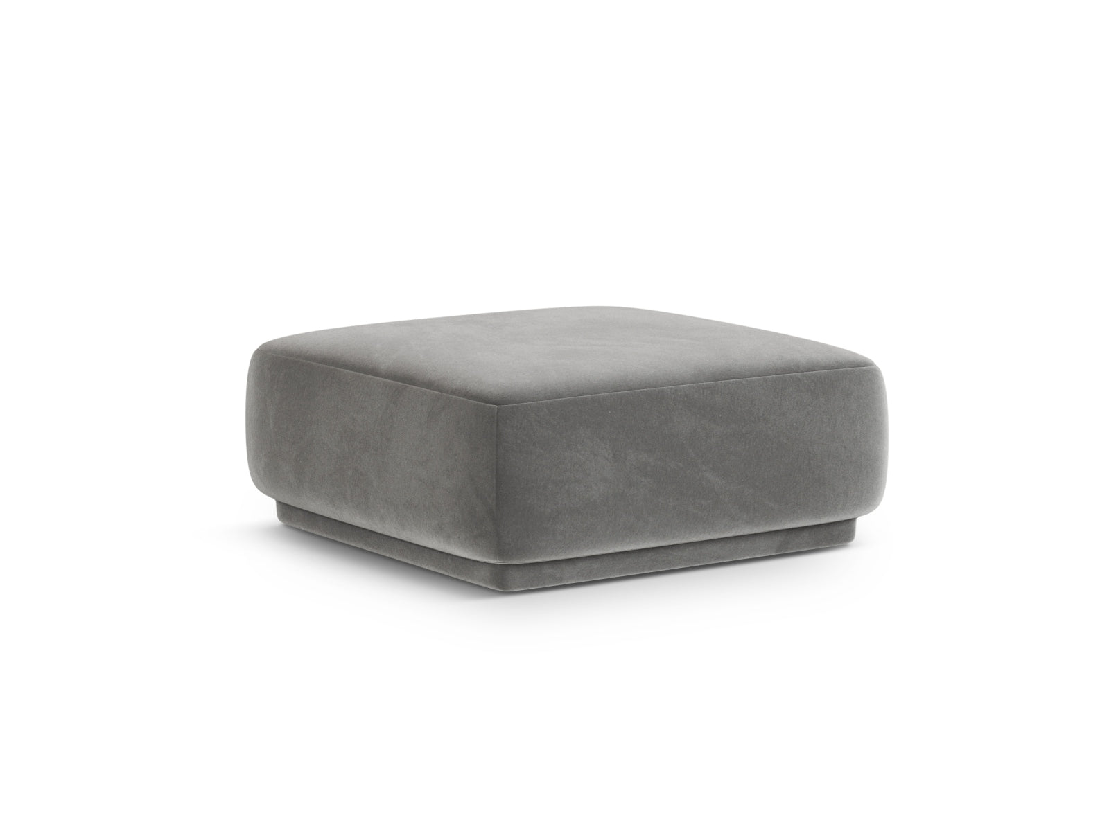 Stylischer 1-Sitzer Pouf Gomera in elegantem Grau, ideal für moderne Wohnräume. Perfekte Ergänzung für jedes Interieur.