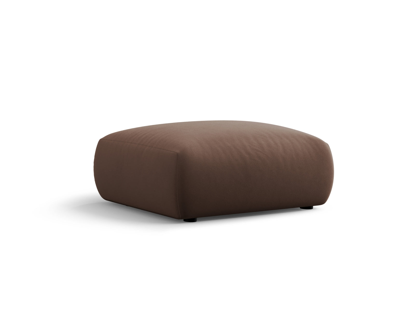 1-Sitzer Pouf Matera in Chocolate-Salvador präsentiert im Onlineshop von KAQTU Design AG. Pouf ist von Cosmopolitan Design