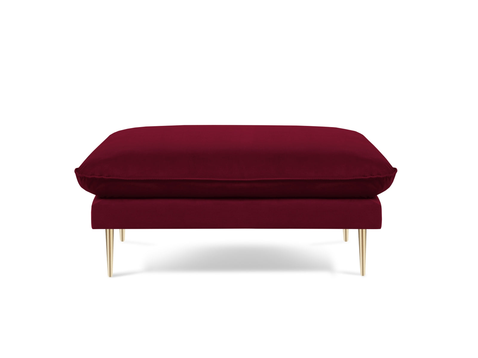 Stilvoller Vienna Velour Pouf 80cm von Cosmopolitan Design – ein eleganter Hocker, der Komfort und Vielseitigkeit in Ihr Zuhause bringt.