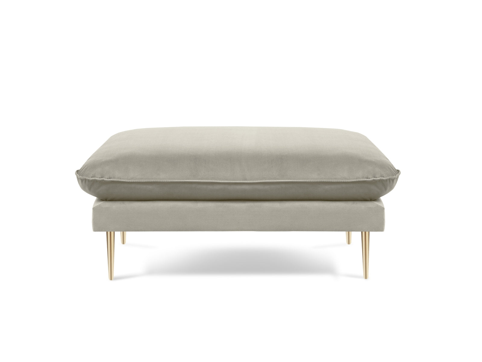 Stilvoller Vienna Velour Pouf 80cm von Cosmopolitan Design – ein eleganter Hocker, der Komfort und Vielseitigkeit in Ihr Zuhause bringt.