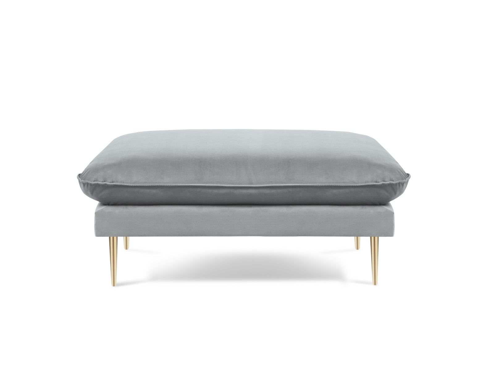 Stilvoller Vienna Velour Pouf 80cm von Cosmopolitan Design. Luxuriöser Veloursbezug, ideal als Hocker oder dekoratives Element in jedem Raum.