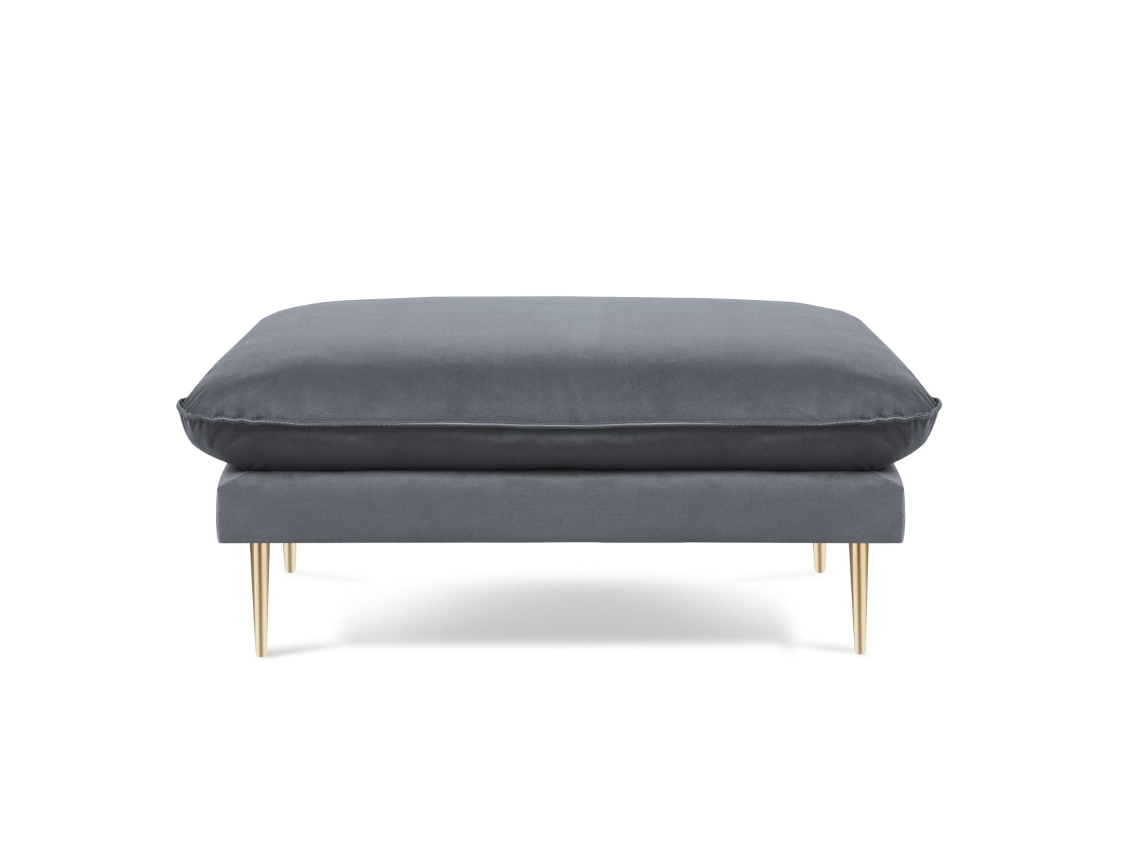 Stilvoller Vienna Velour Pouf 80cm von Cosmopolitan Design – ein eleganter Hocker, der Komfort und Vielseitigkeit in Ihr Zuhause bringt.
