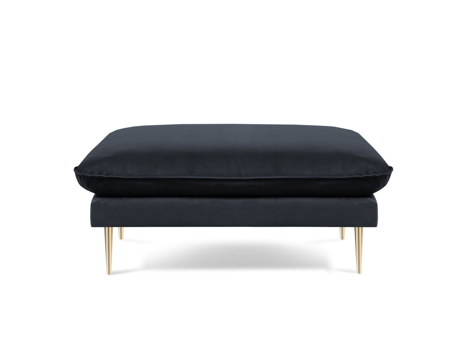 Stilvoller Vienna Velour Pouf 80cm von Cosmopolitan Design – ein eleganter Hocker, der Komfort und Vielseitigkeit in Ihr Zuhause bringt.