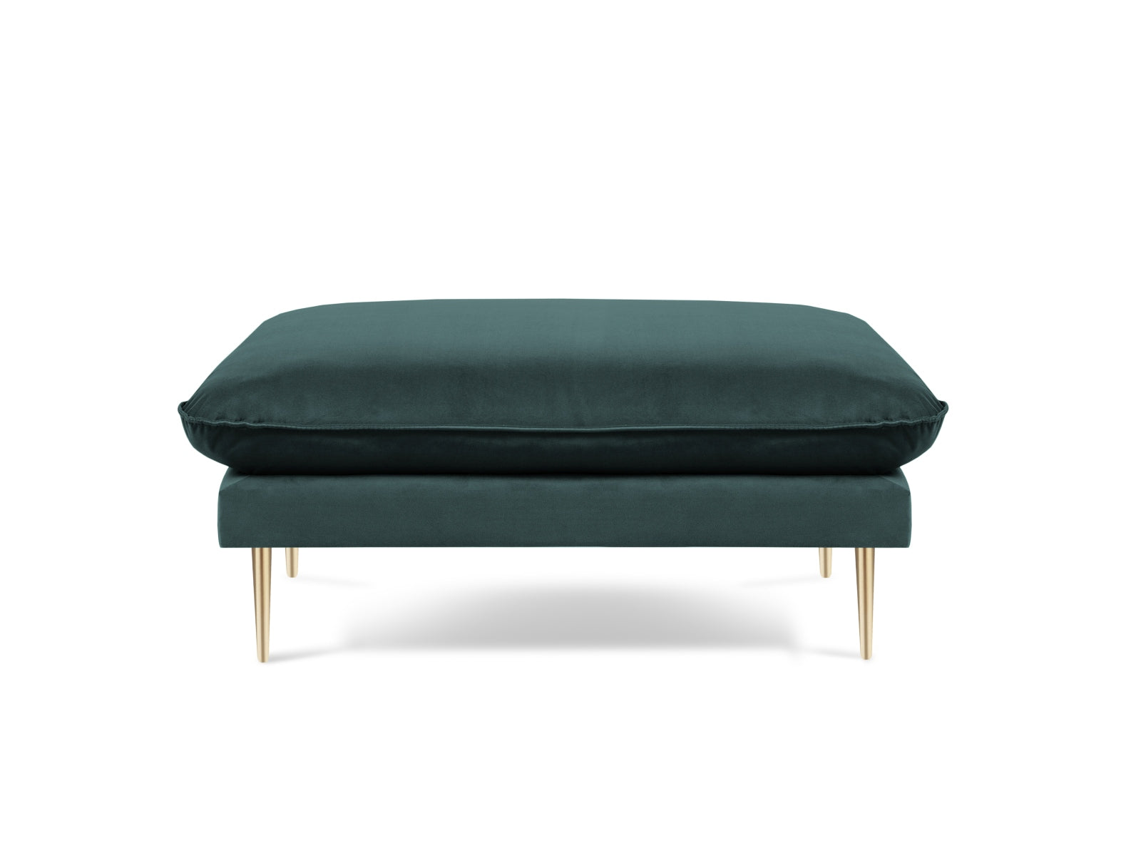 Stilvoller Vienna Velour Pouf 80cm von Cosmopolitan Design – ein eleganter Hocker, der Komfort und Vielseitigkeit in Ihr Zuhause bringt.