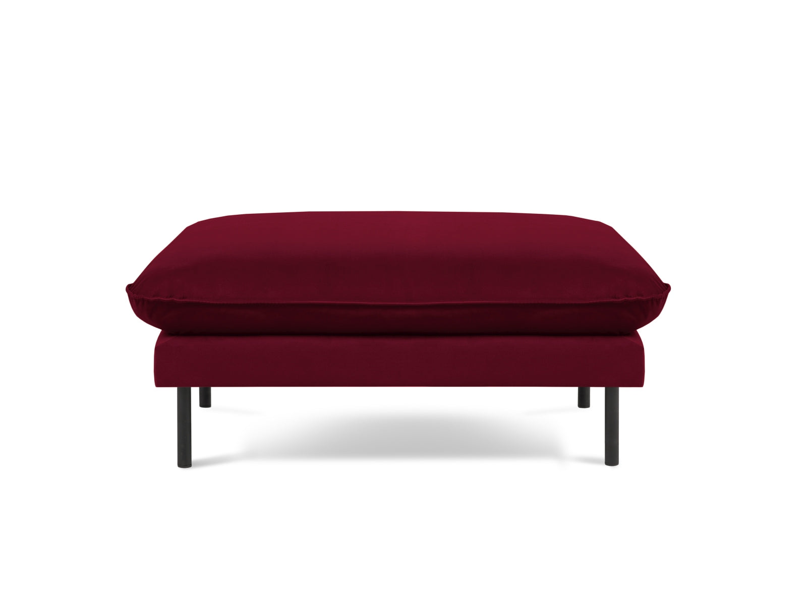 Erleben Sie den Vienna Velour Pouf 80cm von Cosmopolitan Design – ein eleganter Hocker, der Komfort und Stil in jeden Raum bringt.