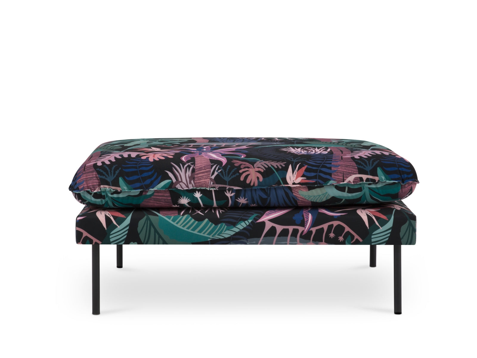 Eleganter Vienna Velour Pouf 80cm von Cosmopolitan Design – vielseitig, stilvoll und bequem. Perfekt für jedes Zuhause!