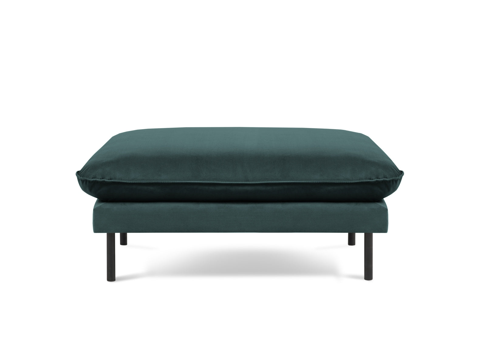 Stilvoller Vienna Velour Pouf 80cm von Cosmopolitan Design – ein eleganter Hocker, der Komfort und Vielseitigkeit in Ihr Zuhause bringt.