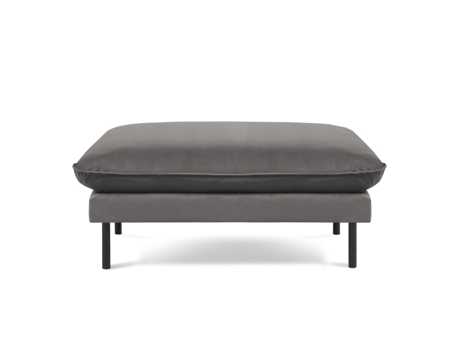 Eleganter Vienna Velour Pouf 80cm von Cosmopolitan Design – vielseitig, stilvoll und bequem. Perfekt für jedes Zuhause!