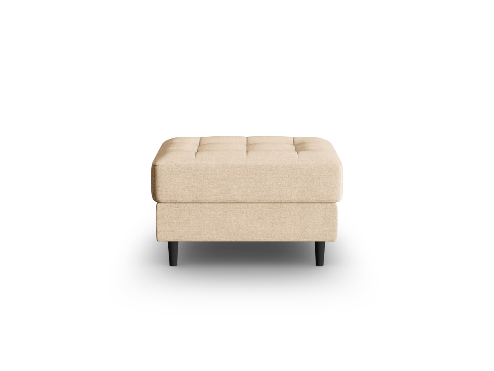1-Sitzer Pouf Aspen in Beige-Melva präsentiert im Onlineshop von KAQTU Design AG. Pouf ist von Cosmopolitan Design