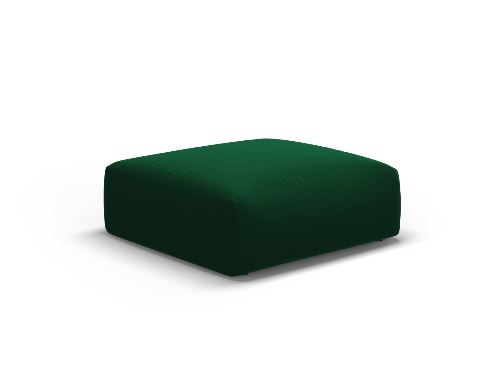 1-Sitzer Pouf Matera in Bottle Green-Salvador präsentiert im Onlineshop von KAQTU Design AG. Pouf ist von Cosmopolitan Design