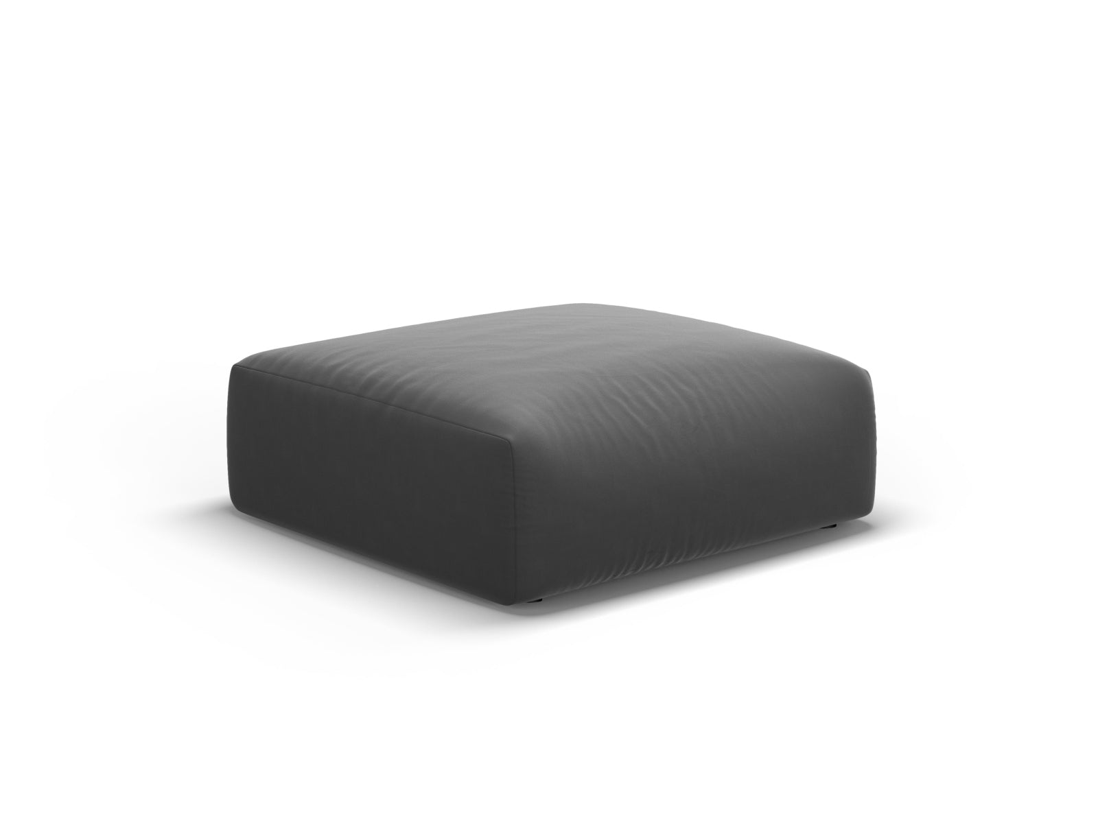 1-Sitzer Pouf Matera in Dark Grey-Salvador präsentiert im Onlineshop von KAQTU Design AG. Pouf ist von Cosmopolitan Design