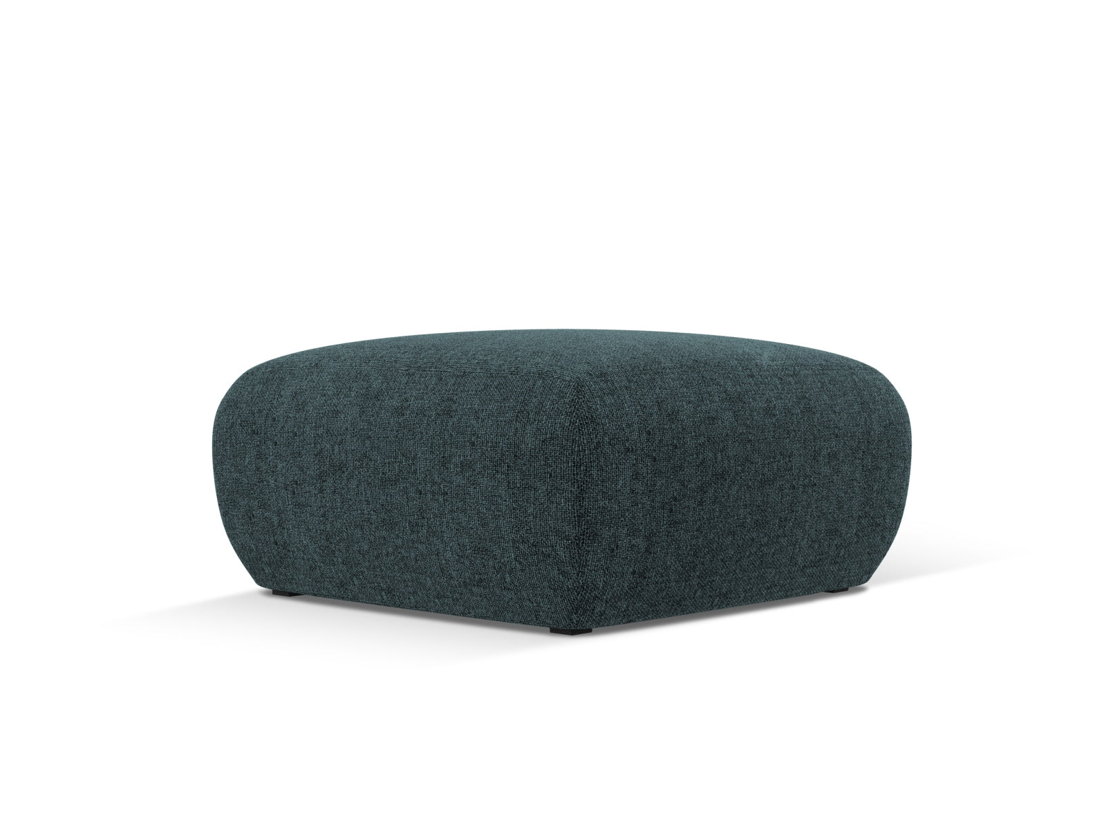 Stylischer Nolio Pouf in Petrol-Haga, 75 cm, ideal für moderne Wohnräume. Hochwertiges Design von Cosmopolitan.