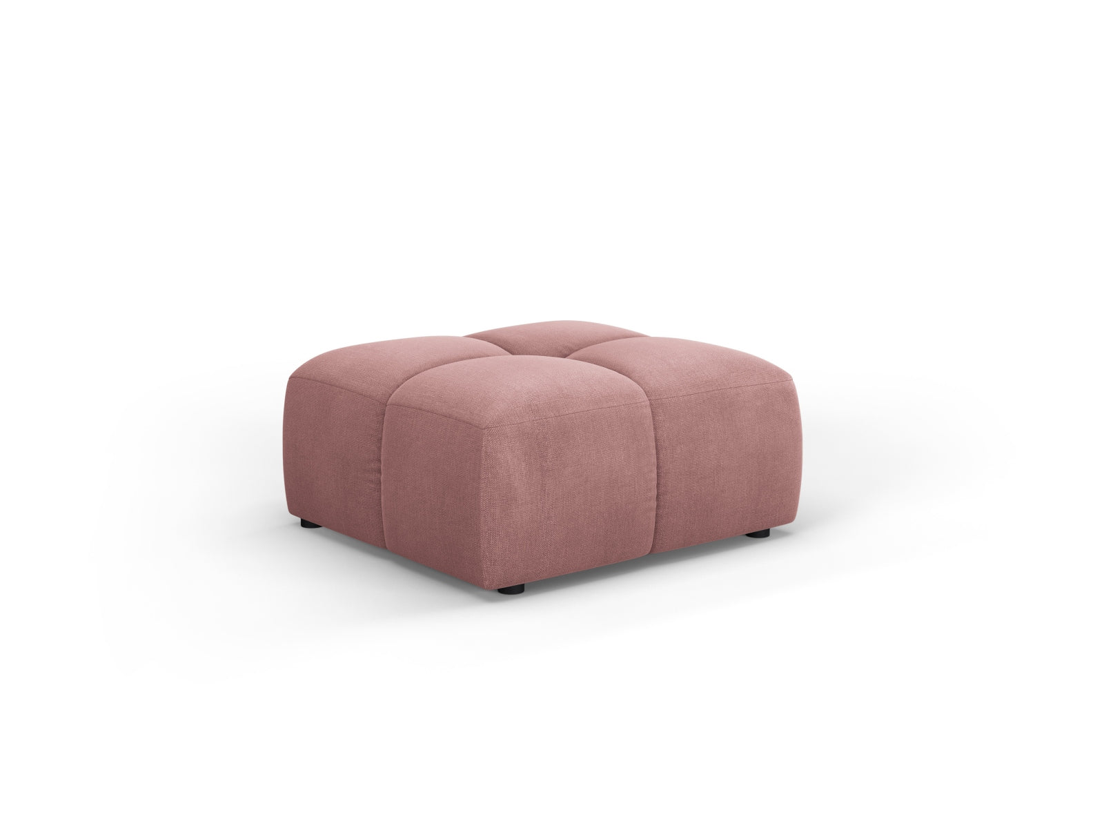 Stylischer 1-Sitzer Pouf Moritz in lebhaftem Pink, ideal für moderne Wohnräume. Hochwertige Materialien und zeitgemäßes Design von Cosmopolitan Design.