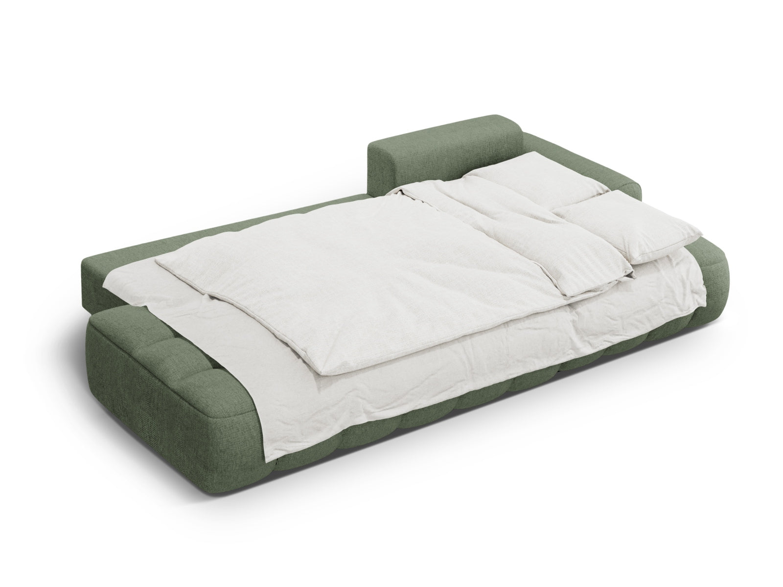 Erleben Sie das Linz Ecksofa rechts von Cosmopolitan Design – ein elegantes 3-Sitzer Sofa mit cleverer Schlaffunktion und Stauraum für Ihr Zuhause.
