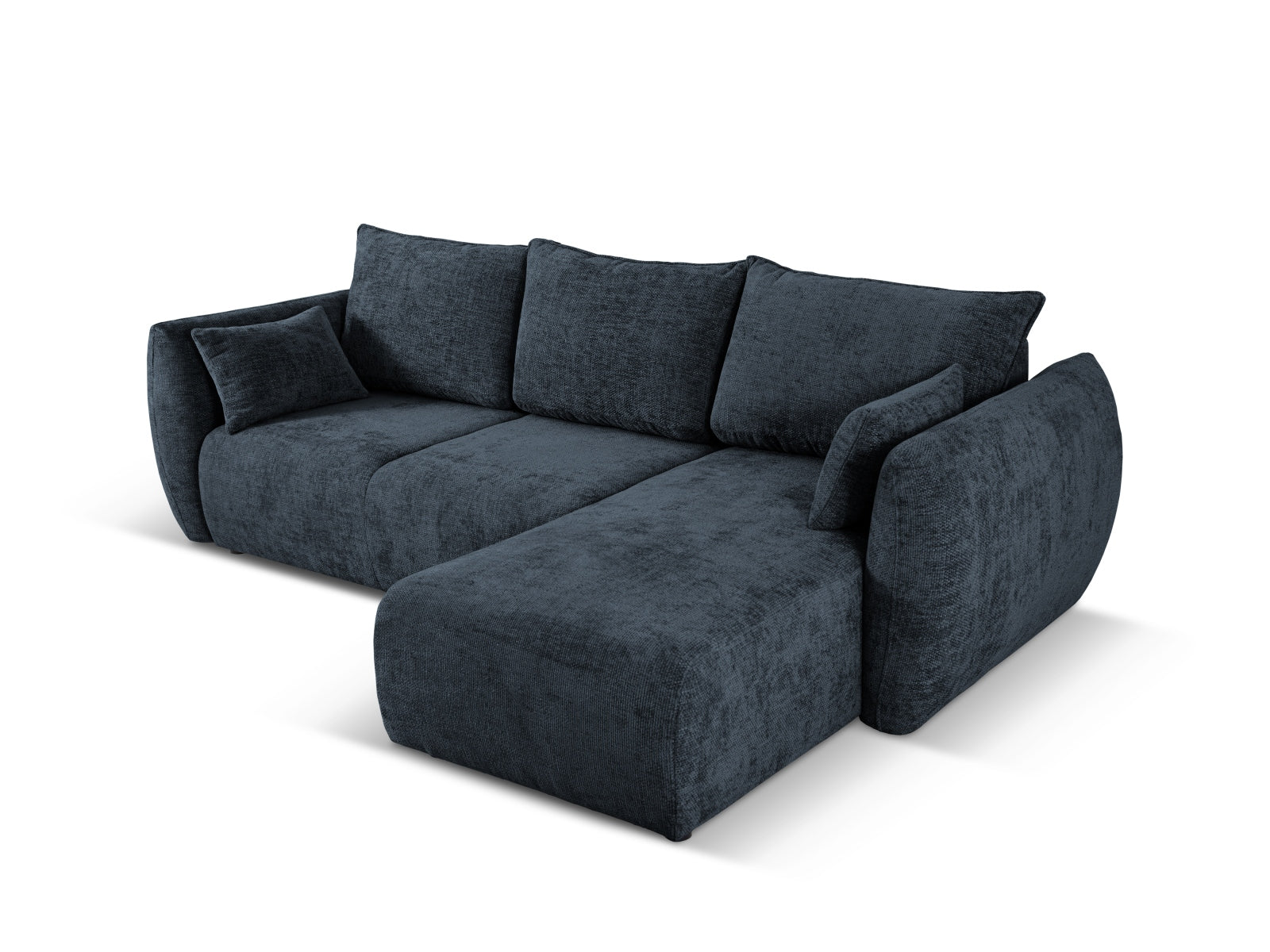 Stylisches 4-Sitzer Ecksofa rechts mit cleverer Schlaffunktion und Stauraum, perfekt für gemütliche Abende und platzsparendes Wohnen.